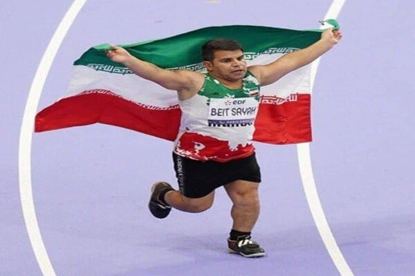 کسب مدال طلای  مسابقات پارادوومیدانی توسط صادق بیت سیاح