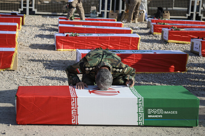 از دل خاک تا افلاک؛ استقبال از پیکر ۴۶ شهید دفاع مقدس