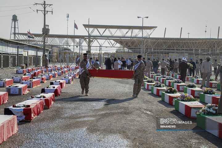 از دل خاک تا افلاک؛ استقبال از پیکر ۴۶ شهید دفاع مقدس