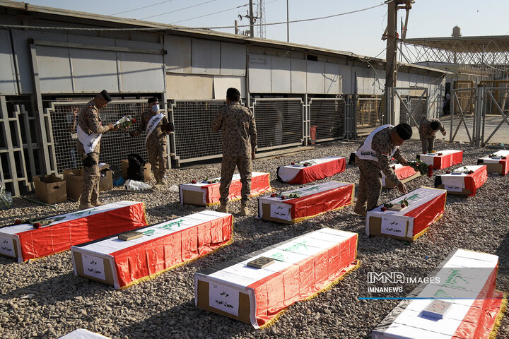 از دل خاک تا افلاک؛ استقبال از پیکر ۴۶ شهید دفاع مقدس