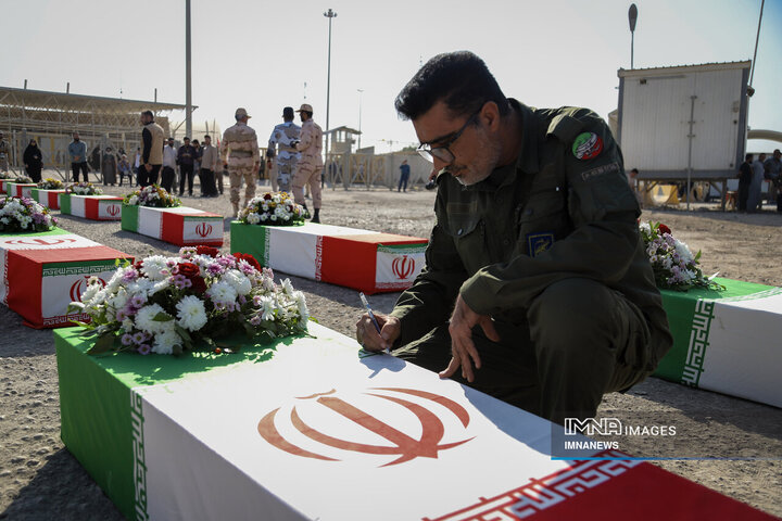 از دل خاک تا افلاک؛ استقبال از پیکر ۴۶ شهید دفاع مقدس