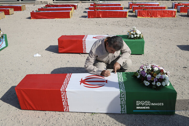 از دل خاک تا افلاک؛ استقبال از پیکر ۴۶ شهید دفاع مقدس