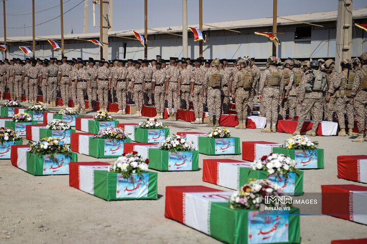 از دل خاک تا افلاک؛ استقبال از پیکر ۴۶ شهید دفاع مقدس