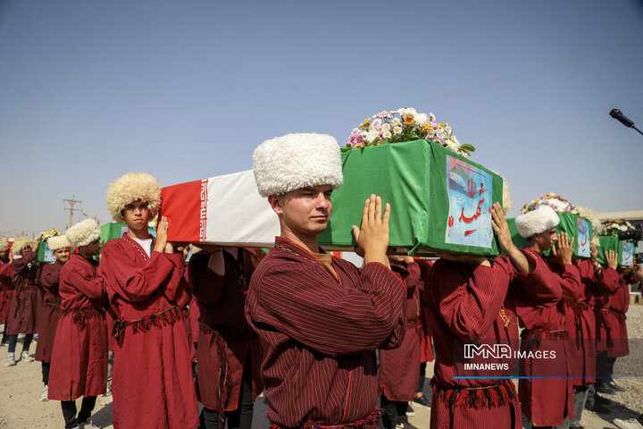 از دل خاک تا افلاک؛ استقبال از پیکر ۴۶ شهید دفاع مقدس