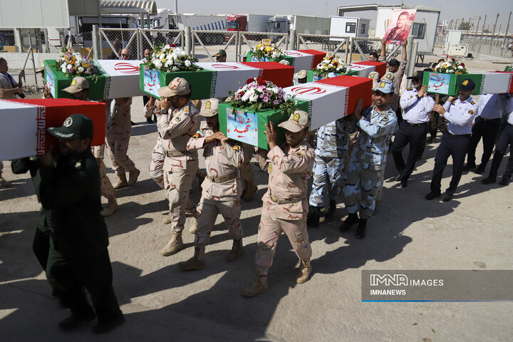 از دل خاک تا افلاک؛ استقبال از پیکر ۴۶ شهید دفاع مقدس