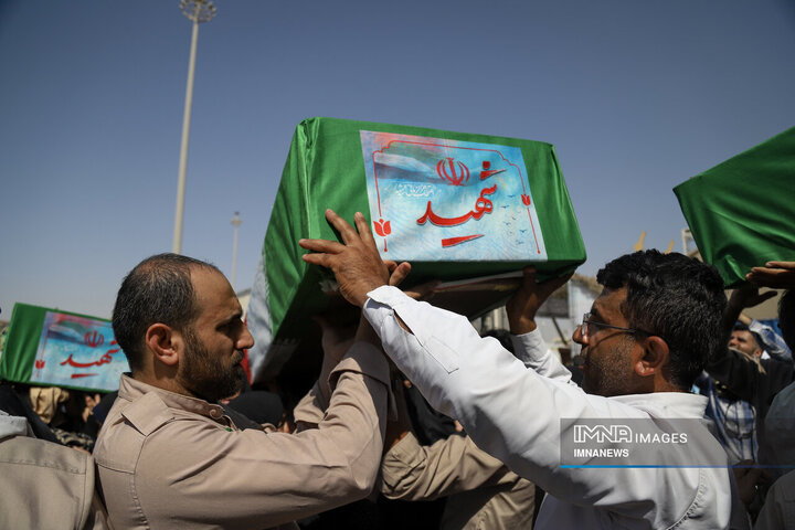 از دل خاک تا افلاک؛ استقبال از پیکر ۴۶ شهید دفاع مقدس