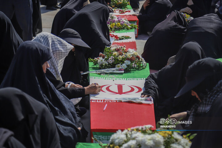 از دل خاک تا افلاک؛ استقبال از پیکر ۴۶ شهید دفاع مقدس