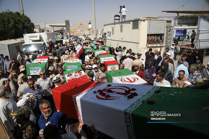 از دل خاک تا افلاک؛ استقبال از پیکر ۴۶ شهید دفاع مقدس