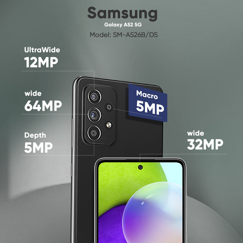 قیمت 'گوشی ۵G A۵۲ + مشخصات گوشی آ۵۲