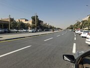 خط‌کشی و رنگ‌آمیزی معابر منطقه ۱۲ اصفهان برای ارتقای ایمنی تردد شهروندان