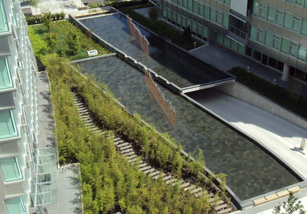 تبدیل پیادهروهای بتنی ونکوور به فضای سبز