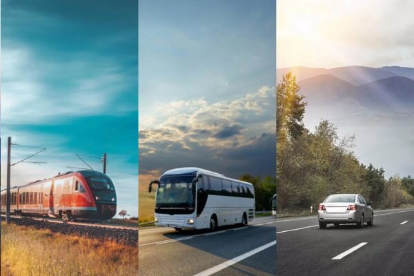 اتوبوس، قطار یا سواری؟ کدامیک برای سفر بهتر است؟