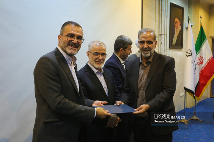 مراسم تقدیر از موکب‌داران اربعین در اصفهان