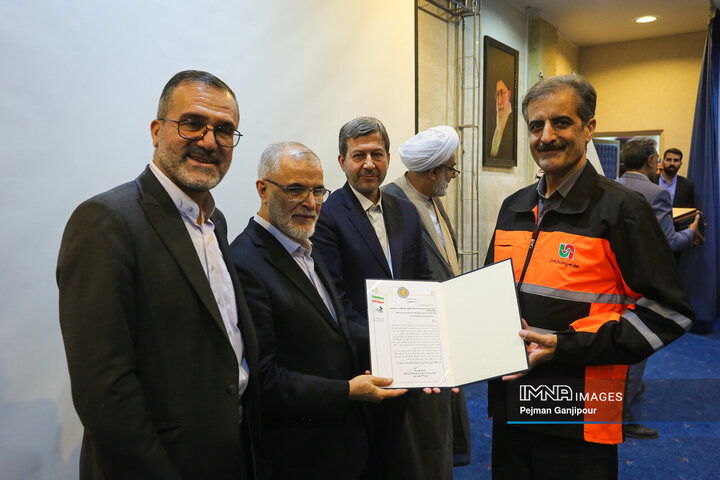 مراسم تقدیر از موکب‌داران اربعین در اصفهان