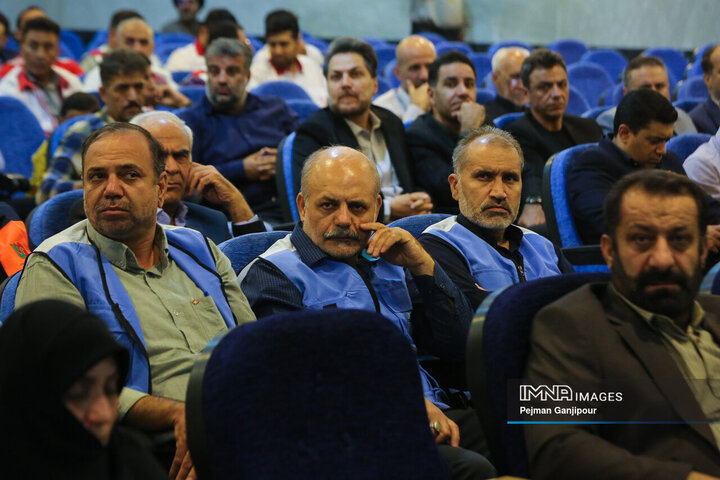 مراسم تقدیر از موکب‌داران اربعین در اصفهان