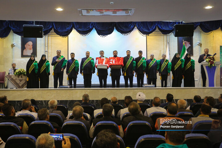 مراسم تقدیر از موکب‌داران اربعین در اصفهان