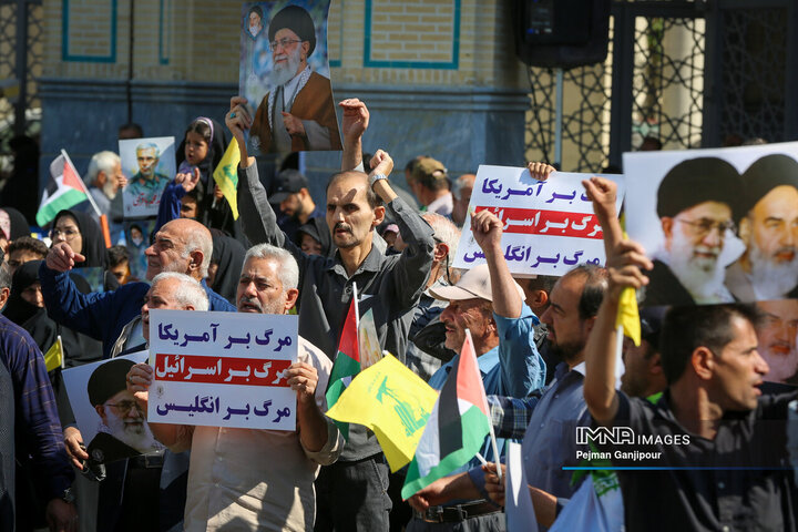 راهپیمایی «بشارت نصر» در اصفهان