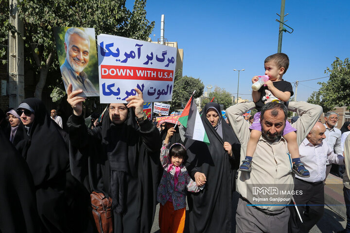 راهپیمایی «بشارت نصر» در اصفهان