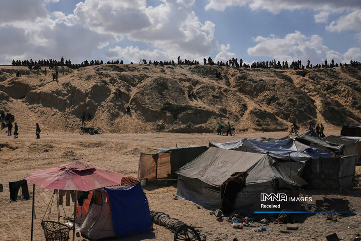 تصاویر بازگشت مردم فلسطین به غزه