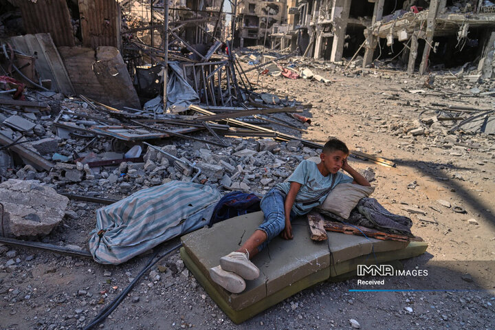 تصاویر بازگشت مردم فلسطین به غزه