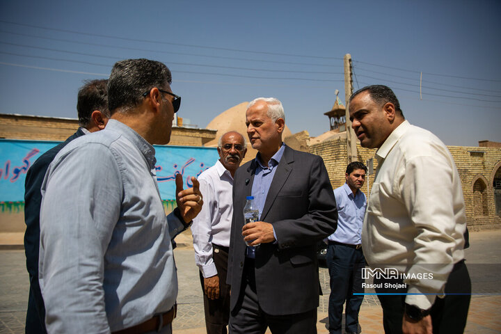 بازدید میدانی شهردار اصفهان از منطقه 3 شهرداری