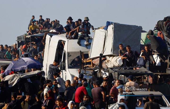 تصاویر بازگشت مردم فلسطین به غزه
