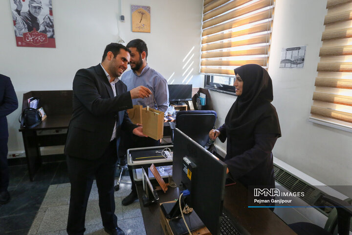 حضور مدیرعامل شرکت توسعه مجتمع‌های سیاحتی، فرهنگی و ورزشی سپاهان شهرداری اصفهان در ایمنا