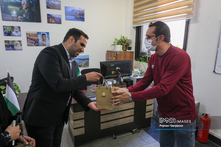 حضور مدیرعامل شرکت توسعه مجتمع‌های سیاحتی، فرهنگی و ورزشی سپاهان شهرداری اصفهان در ایمنا