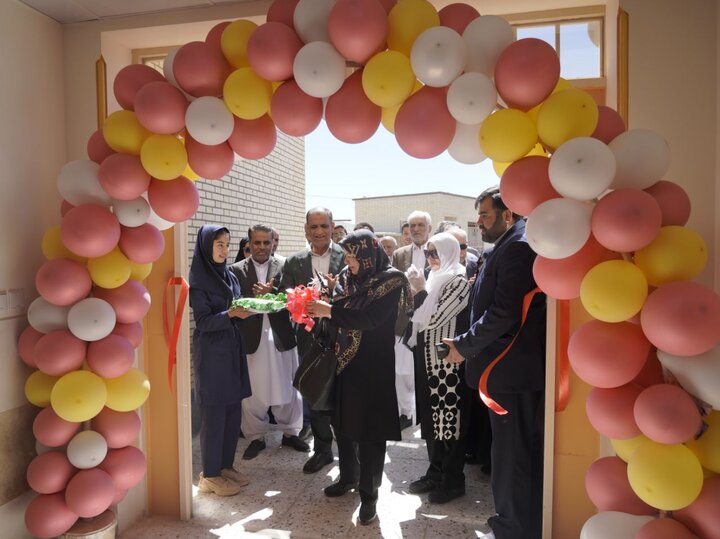 افتتاح مدرسه ۸ کلاسه «سیادَک» نصرت‌آباد زاهدان با مشارکت یک خیر