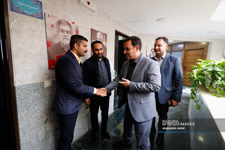 حضور مدیرکل ارتباطات و امور بین‌الملل شهرداری اصفهان در خبرگزاری ایمنا