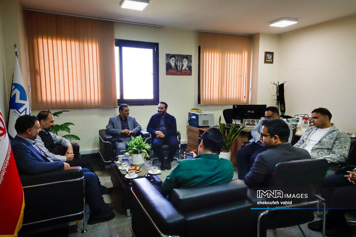 حضور مدیرکل ارتباطات و امور بین‌الملل شهرداری اصفهان در خبرگزاری ایمنا