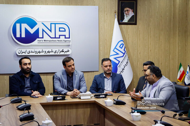 حضور مدیرکل ارتباطات و امور بین‌الملل شهرداری اصفهان در خبرگزاری ایمنا