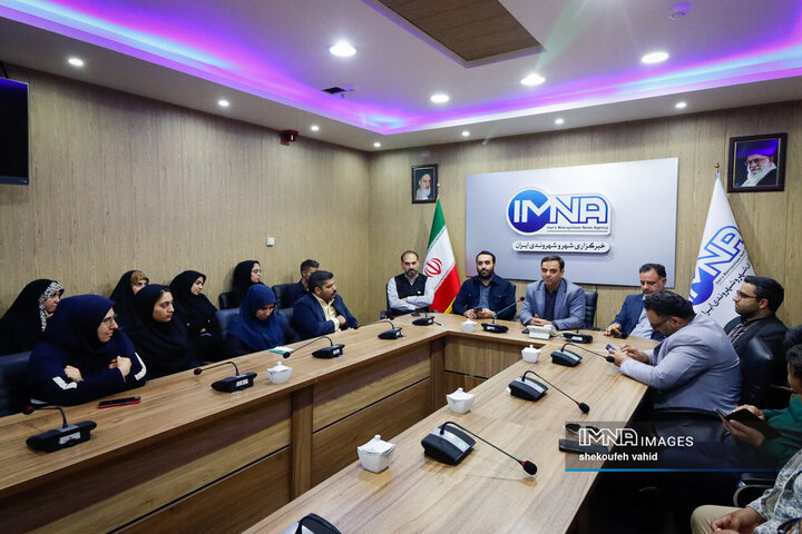 حضور مدیرکل ارتباطات و امور بین‌الملل شهرداری اصفهان در خبرگزاری ایمنا