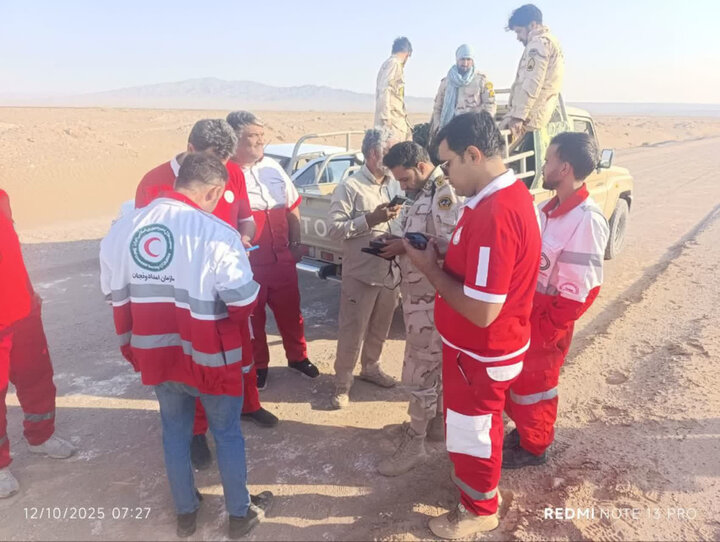 پیدا شدن افراد مفقود شده در بیابان‌های اطراف معدن آبدوغیه یزد