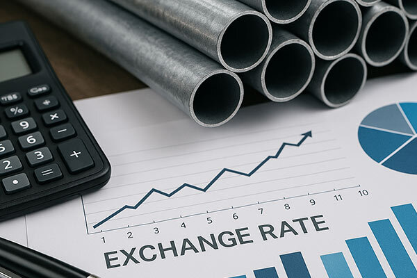 تأثیر نرخ ارز بر بازار لوله‌های فلزی