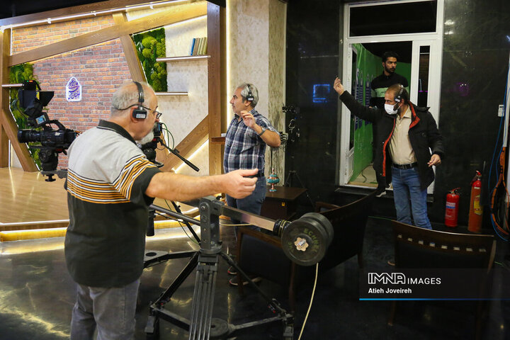 پشت صحنه برنامه تلویزیونی «اصفهان من»