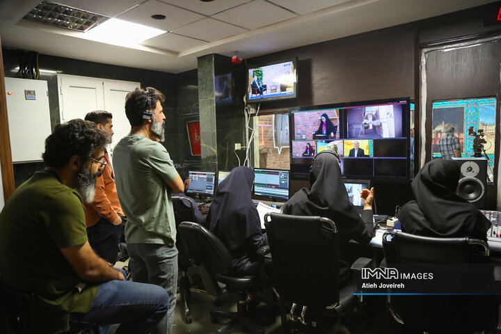 پشت صحنه برنامه تلویزیونی «اصفهان من»