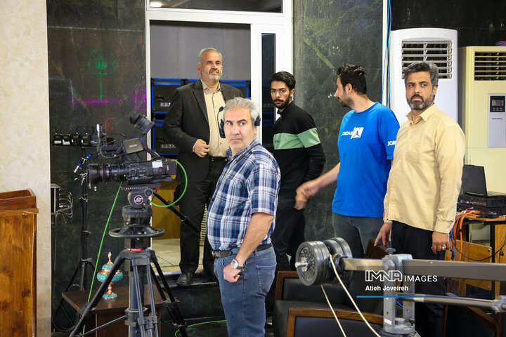 پشت صحنه برنامه تلویزیونی «اصفهان من»