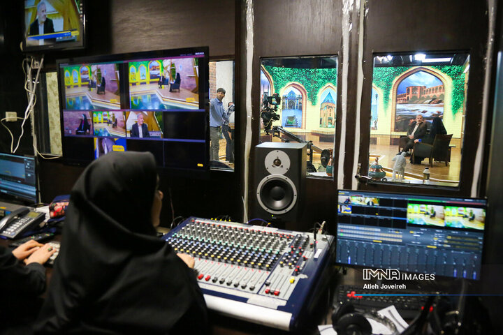 پشت صحنه برنامه تلویزیونی «اصفهان من»