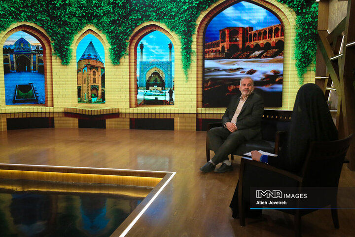 پشت صحنه برنامه تلویزیونی «اصفهان من»