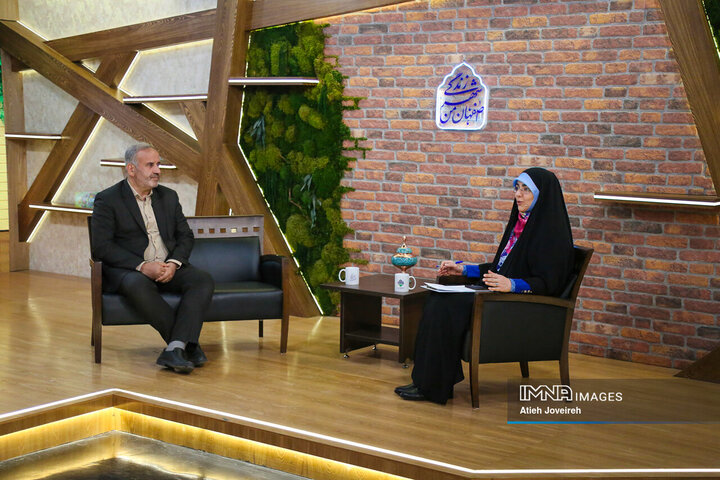 پشت صحنه برنامه تلویزیونی «اصفهان من»