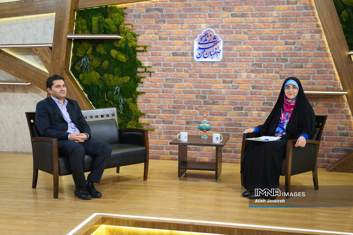 پشت صحنه برنامه تلویزیونی «اصفهان من»