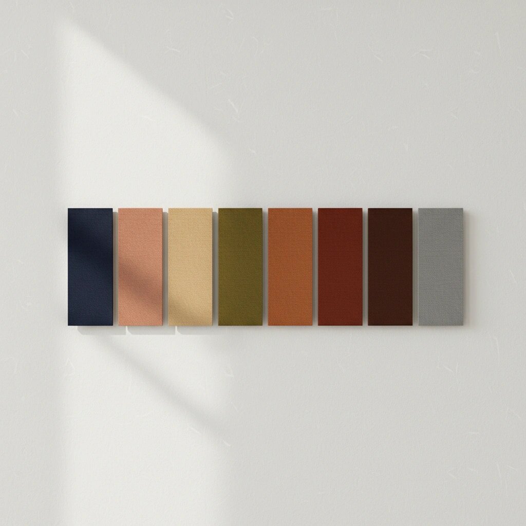 پالت رنگ پاییزی 