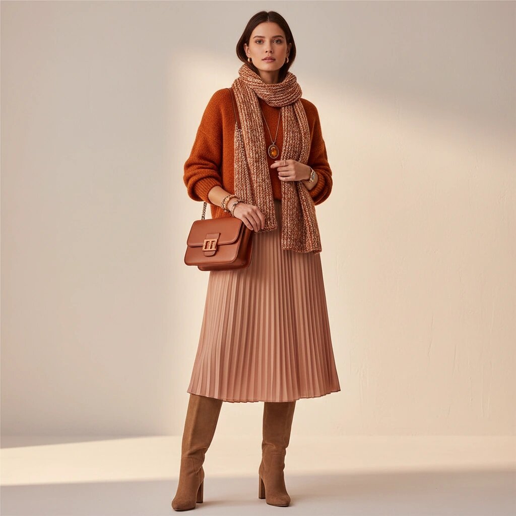 چگونه با رنگهای پالت پاییزی لباسها را ست کنیم؟ + راهنمای کامل رنگبندی پاییزی