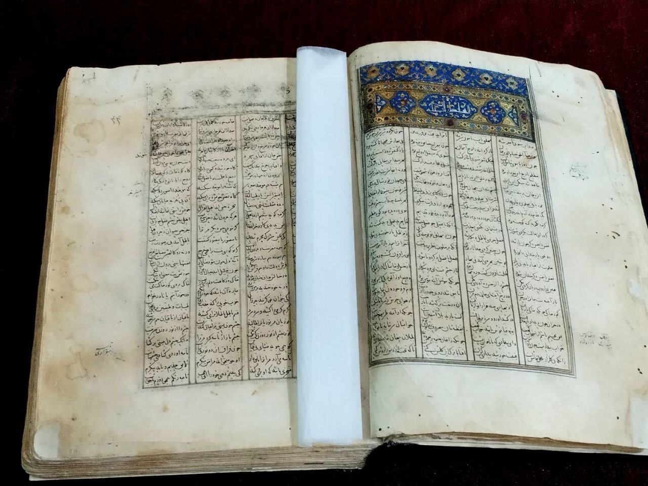 نسخه خطی مثنوی که در فهرست برنامه حافظه جهانی یونسکو است+ تصاویر