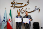 آیین امضای تفاهم‌نامه همکاری شهرداری اصفهان و پژوهشگاه فضایی ایران