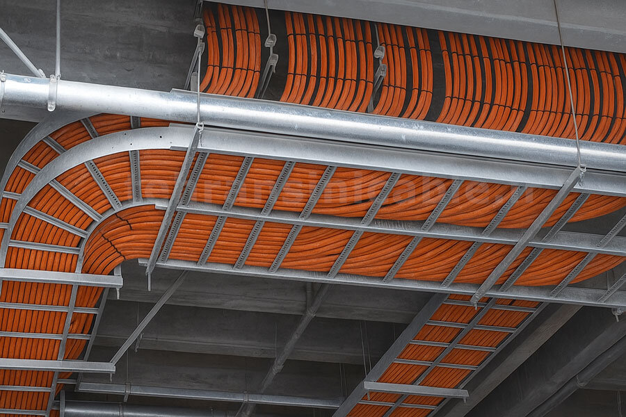 تولید نردبان کابل در انواع مختلف و نصب در محل