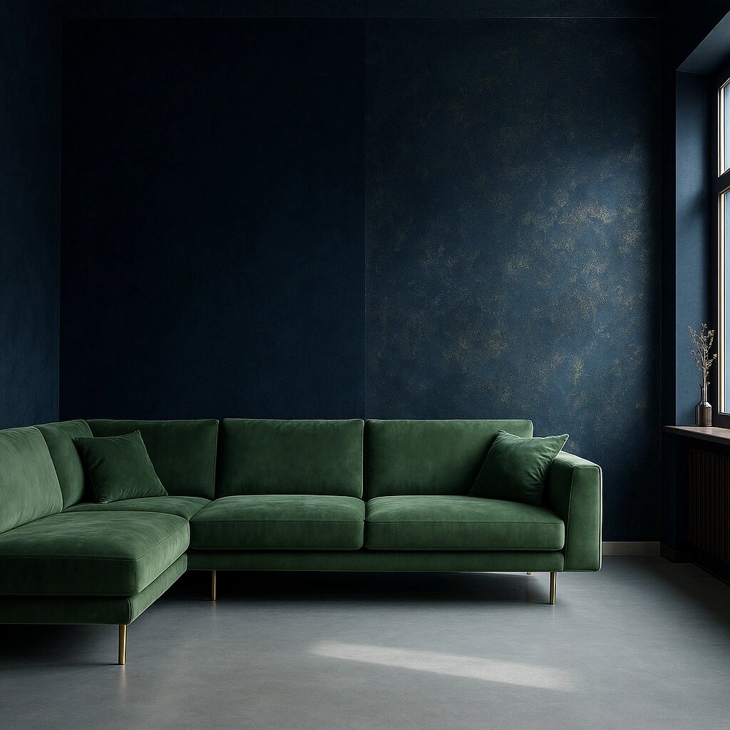 ست کردن رنگ سورمه ای 