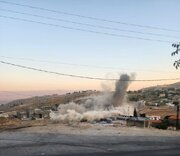 حملات پهپادی رژیم صهیونیستی به شرق و جنوب لبنان+ فیلم