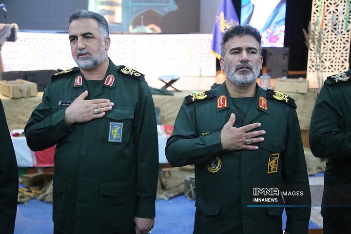 آیین تکریم و معارفه فرمانده سپاه حضرت جوادالائمه (ع) خراسان‌شمالی